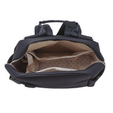 Wickelrucksack aus schwarzem Kunstleder Newborn Pasito a Pasito LondonZF