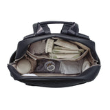 Wickelrucksack aus schwarzem Kunstleder Newborn Pasito a Pasito LondonZF