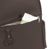 Wickelrucksack aus schwarzem Kunstleder Newborn Pasito a Pasito LondonZF