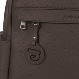 Wickelrucksack aus schwarzem Kunstleder Newborn Pasito a Pasito LondonZF