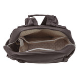 Wickelrucksack aus schwarzem Kunstleder Newborn Pasito a Pasito LondonZF