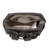 Wickelrucksack aus schwarzem Kunstleder Newborn Pasito a Pasito LondonZF