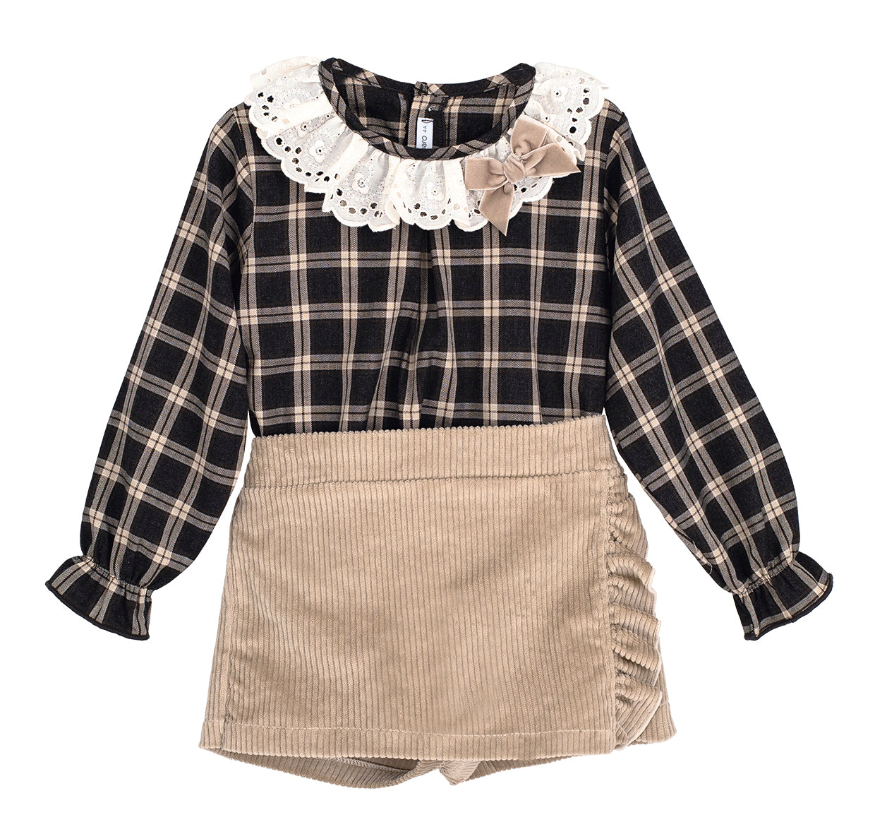Completo Con Shorts E Camicia Bambina CALAMARO 11237