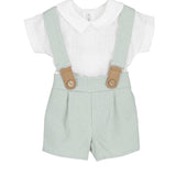 Completo Con Salopette E Camicia Neonato CALAMARO 11332