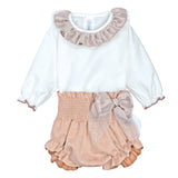 Completo Con Culotte In camoscio Neonata CALAMARO 11425