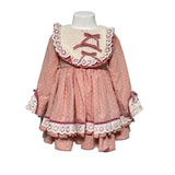 Abito Elegante Svasato Manica Lunga In Caldo Cotone Bambina LA AMAPOLA 0021