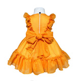 Abito Elegante Smanicato In Organza Neonata BUFI B0279A