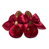 Scarpe Con Occhielli E Fiocco In Velluto Bambina RIZITOS B3307V