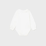 Body Manica Lunga In Caldo Cotone Collo Rouche Neonata MAYORAL 125