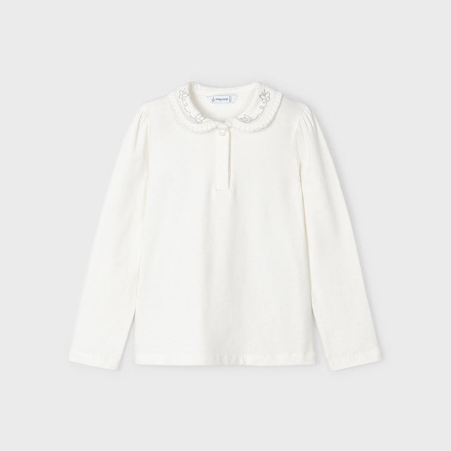 Polo Manica Lunga In Caldo Cotone Bambina MAYORAL 131