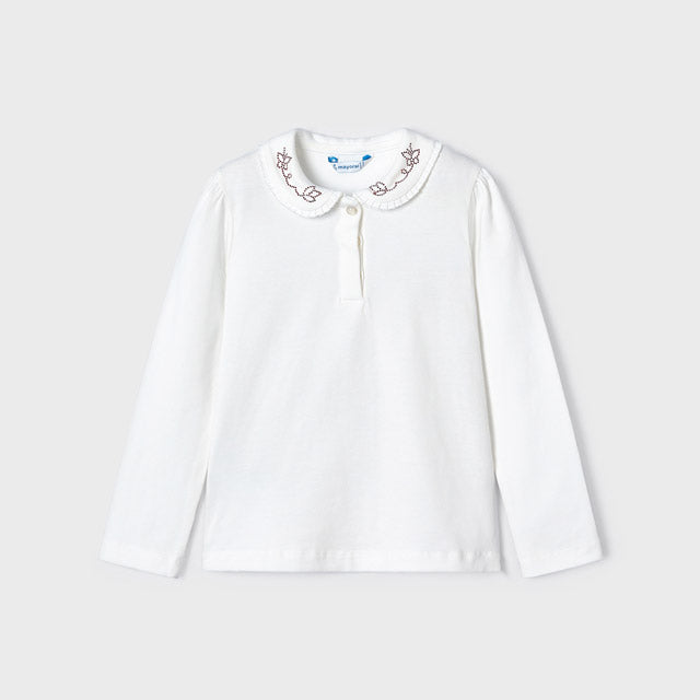 Polo Manica Lunga In Caldo Cotone Bambina MAYORAL 131