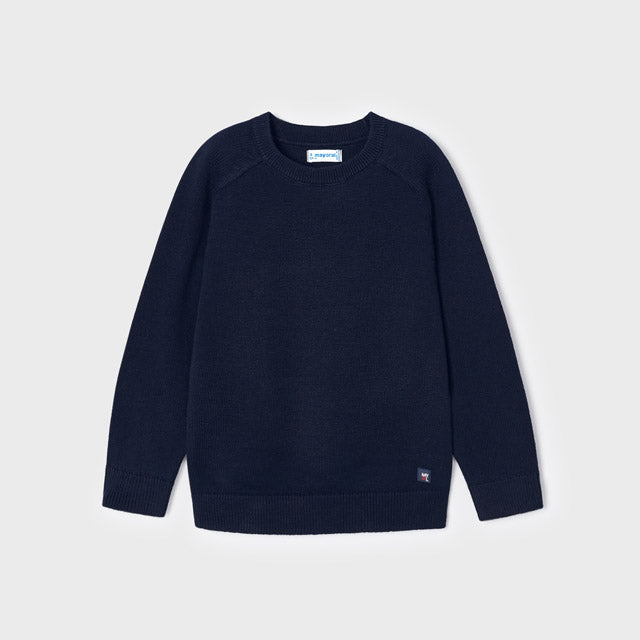 Basic-Pullover mit Rundhalsausschnitt aus warmer Baumwolle für Jungen MAYORAL 311