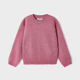 Maglioncino Girocollo In Caldo Cotone Basic Bambina MAYORAL 319