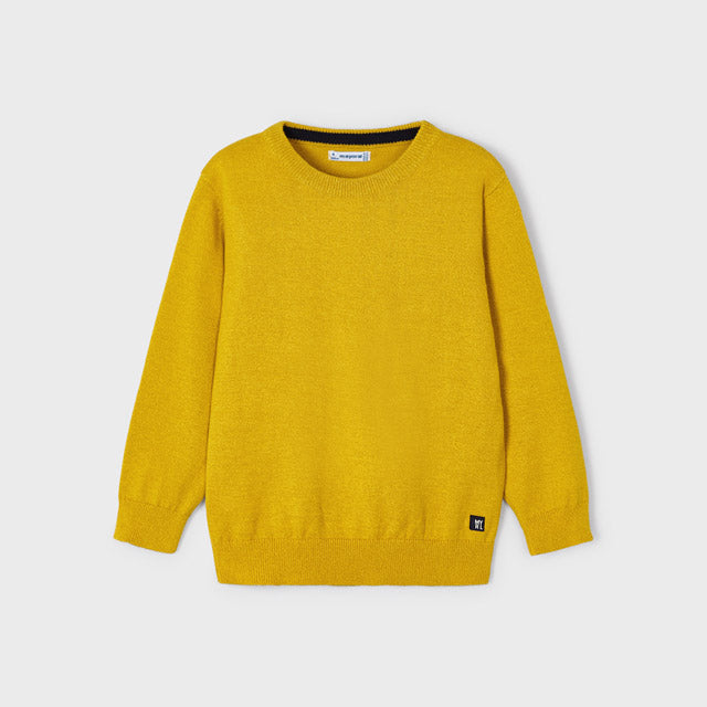 Warmer Basic-Pullover aus Baumwolle mit Rundhalsausschnitt für Jungen MAYORAL 323