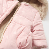 Wendejacke aus Kunstfell für Mädchen mit Kapuze MAYORAL 2407