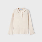 Polo A Costine In Caldo Cotone Bambina MAYORAL 4194