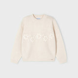 Maglione Ricamato In Fibra Riciclata Bambina MAYORAL 4301