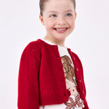 Cardigan Tricot Traforato In Misto Lana Bambina MAYORAL 4310