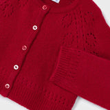 Cardigan Tricot Traforato In Misto Lana Bambina MAYORAL 4310