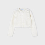 Cardigan Tricot Traforato In Misto Lana Bambina MAYORAL 4310