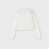 Cardigan Tricot Traforato In Misto Lana Bambina MAYORAL 4310