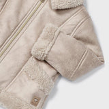 Wendemantel aus Öko-Schaffell für Mädchen MAYORAL 4414