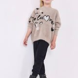 Completo Tricot Con Leggings In Caldo Cotone Bambina MAYORL 4509