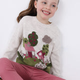 Leggings In Caldo Cotone Con Strass Bambina MAYORAL 4783