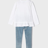 Completo Con Leggings In Velluto Bambina MAYORAL 4785