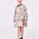 Abito Svasato Stampato Con Filo Lurex Bambina MAYORAL 4922