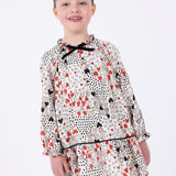Abito Svasato Stampato Con Filo Lurex Bambina MAYORAL 4922