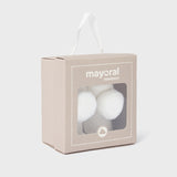 Set Calzini E Fascia Con Pom Pon In Caldo Cotone Neonata MAYORAL 9657