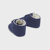 Scarpe Da Culla Modello Francesina In Camoscio Neonato MAYORAL 9682