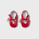 Scarpe Da Culla Modello Ballerina In Vernice Neonata MAYORAL 9687