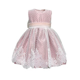 Abito Elegante Smanicato Con Tulle Neonata ISABEL B32