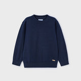 Warmer Basic-Pullover aus Baumwolle mit Rundhalsausschnitt für Jungen MAYORAL 323