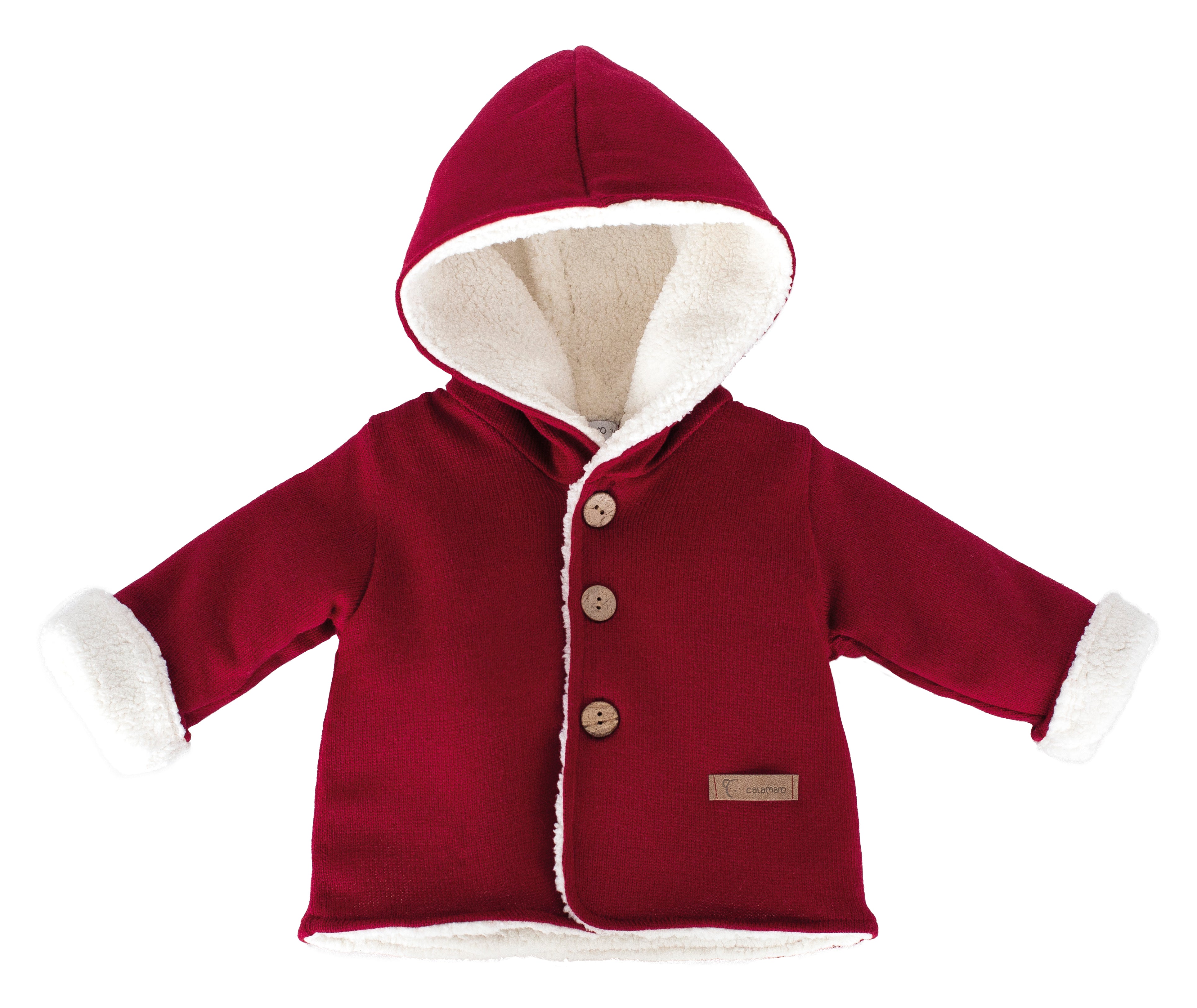 Wollmantel mit Kapuze für Babys (Jungen/Mädchen) CALAMARO 14006