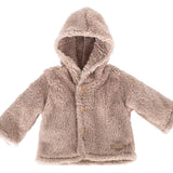 Cappotto Teddy Con Cappuccio In Ecopelliccia Neonata CALAMARO 14013