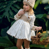 Abito Manica Lunga Con Inserti Teddy Bambina MIMOSA SUENO INFANTIL