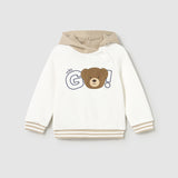 Felpa Con Cappuccio Orso In Caldo Cotone Neonato MAYORAL 2414