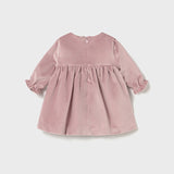 Abito Manica Lunga In Velluto Neonata MAYORAL 2819