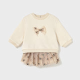 Completo Con Gonna E Felpa Neonata MAYORAL 2834