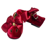 Erste-Schritte-Schuhe mit Ösen und Samtschleife für Babys RIZITOS B3307V