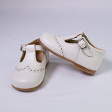 Erste-Schritte-Schuhe mit Ösen aus Leder für Neugeborene PANYNO B2004