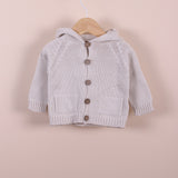 Cardigan Con Cappuccio In Filo Neonato WEDOBLE V2410308C