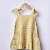 Abito Smanicato In Cotone Organico Neonata WEDOBLE 07304A