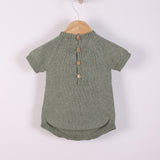 Pagliaccetto Corto Traforato In Cotone Biologico Neonato/a WEDOBLE 07305A