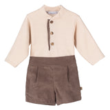 Completo Con Bermuda In Velluto Bambino CALAMARO 17887