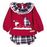 Warmes Baumwollset mit Culottes für Mädchen CALAMARO 17903