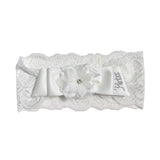 Fascia In Pizzo Con Fiocco E Strass Neonata PETIT 8516438